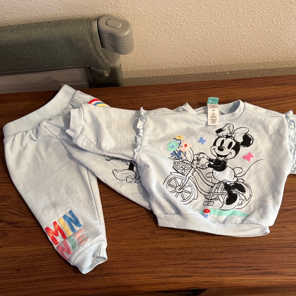 Disney Baby Light Blue Minnie Mouse Top